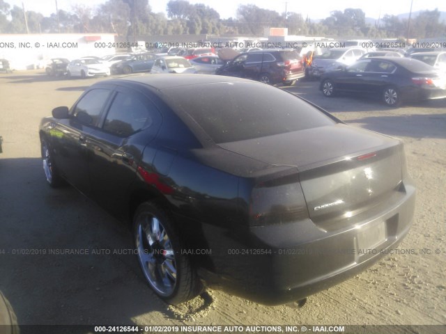 2B3KA43GX7H699537 - 2007 DODGE CHARGER SE/SXT BLACK photo 3