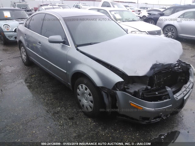 WVWMD63B53P190279 - 2003 VOLKSWAGEN PASSAT GL GRAY photo 1