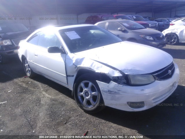 2T1CF28PXYC340279 - 2000 TOYOTA CAMRY SOLARA SE/SLE WHITE photo 1