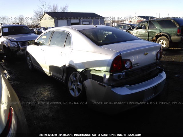 1G1ZG57B194155694 - 2009 CHEVROLET MALIBU LS 银色 照片 3