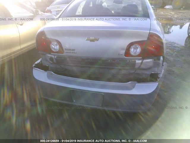1G1ZG57B194155694 - 2009 CHEVROLET MALIBU LS 银色 照片 6