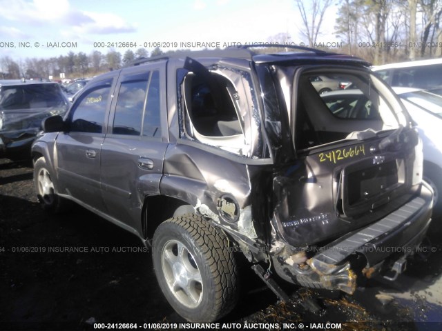 1GNET13M482147818 - 2008 CHEVROLET TRAILBLAZER LS/LT TAN photo 3