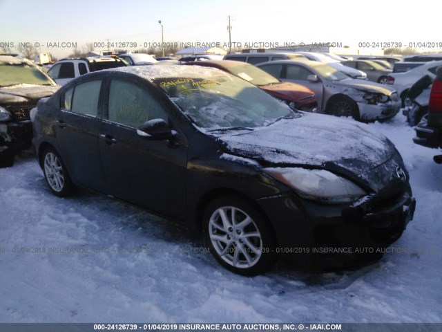 JM1BL1W59C1548604 - 2012 MAZDA 3 S BLACK photo 1