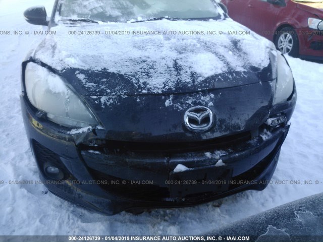 JM1BL1W59C1548604 - 2012 MAZDA 3 S BLACK photo 6