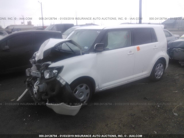 JTLZE4FE3EJ063490 - 2014 TOYOTA SCION XB WHITE photo 2
