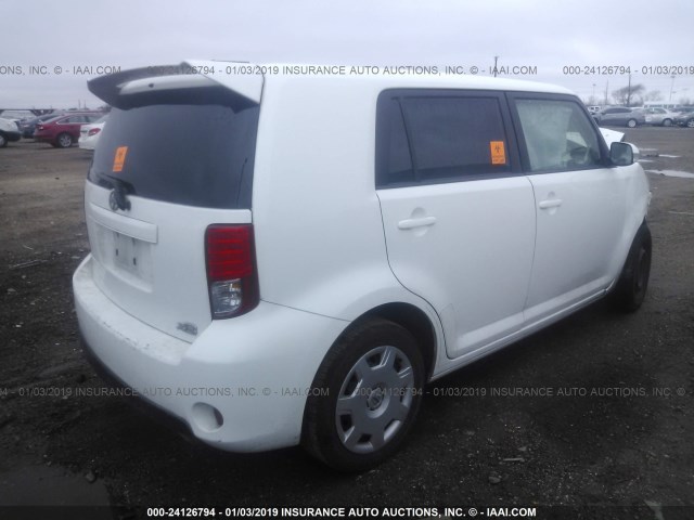 JTLZE4FE3EJ063490 - 2014 TOYOTA SCION XB WHITE photo 4