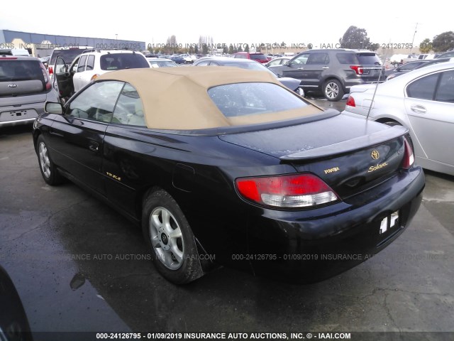 2T1FF22P61C454954 - 2001 TOYOTA CAMRY SOLARA SE/SLE Qara foto 3