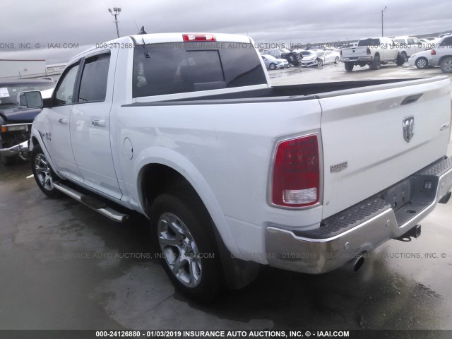 1C6RR7NT3FS766768 - 2015 RAM 1500 LARAMIE WHITE photo 3