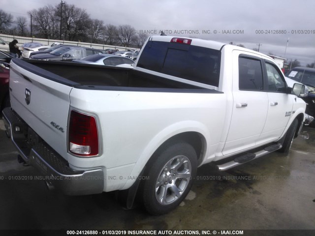 1C6RR7NT3FS766768 - 2015 RAM 1500 LARAMIE WHITE photo 4