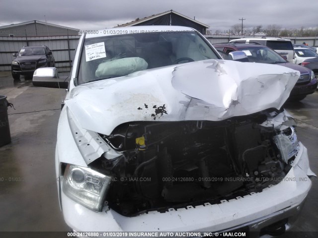 1C6RR7NT3FS766768 - 2015 RAM 1500 LARAMIE WHITE photo 6