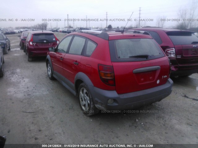 5Y2SL62894Z403322 - 2004 PONTIAC VIBE RED photo 3