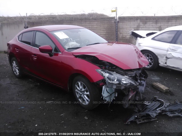 JM1BM1V72E1114253 - 2014 MAZDA 3 TOURING RED photo 1