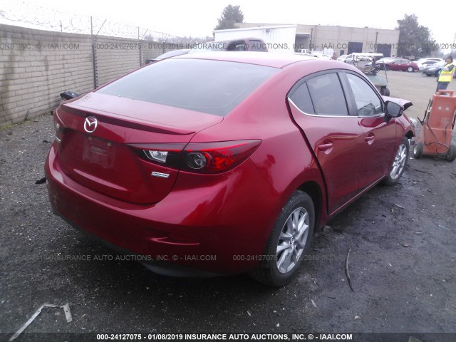 JM1BM1V72E1114253 - 2014 MAZDA 3 TOURING RED photo 4