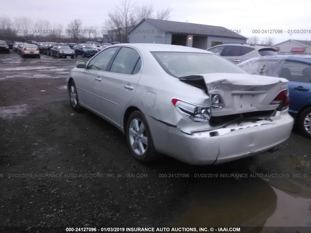 JTHBA30G355134790 - 2005 LEXUS ES 330 TAN photo 3