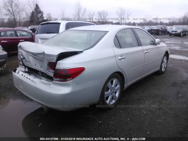 JTHBA30G355134790 - 2005 LEXUS ES 330 TAN photo 4