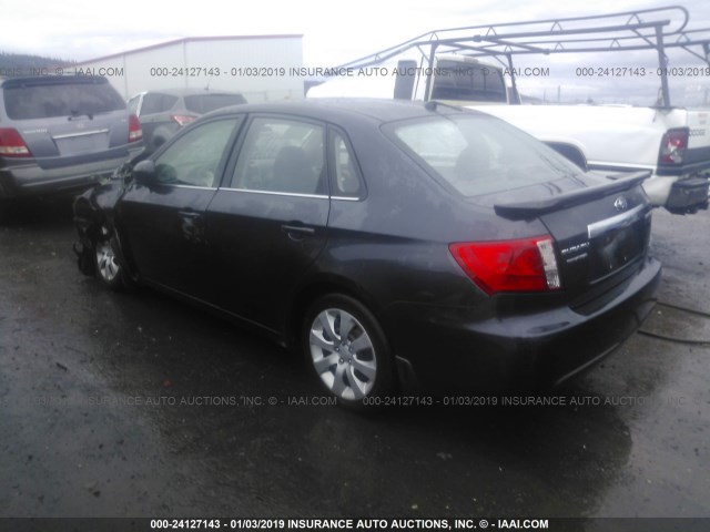 JF1GE6A65BH501417 - 2011 SUBARU IMPREZA 2.5I GRAY photo 3