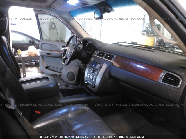 1GKFK16397J252222 - 2007 GMC YUKON XL K1500 BLACK photo 5