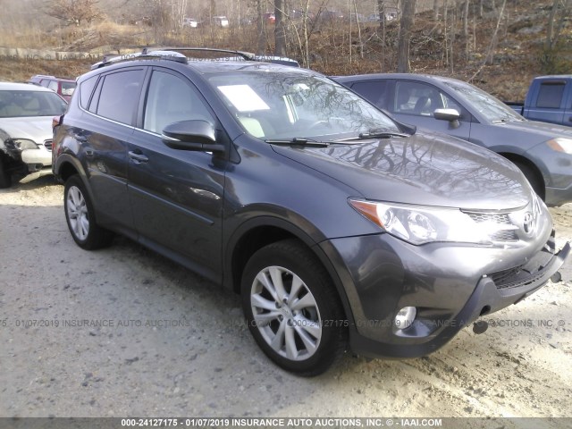 2T3DFREV6FW398019 - 2015 TOYOTA RAV4 LIMITED GRAY photo 1