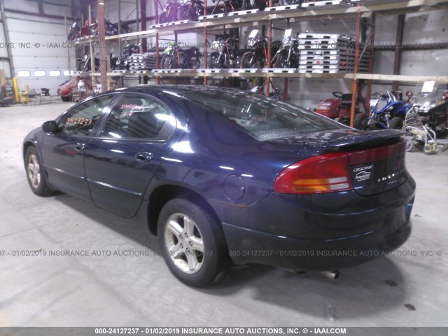 2B3HD56M62H137247 - 2002 DODGE INTREPID ES Dark Blue photo 3