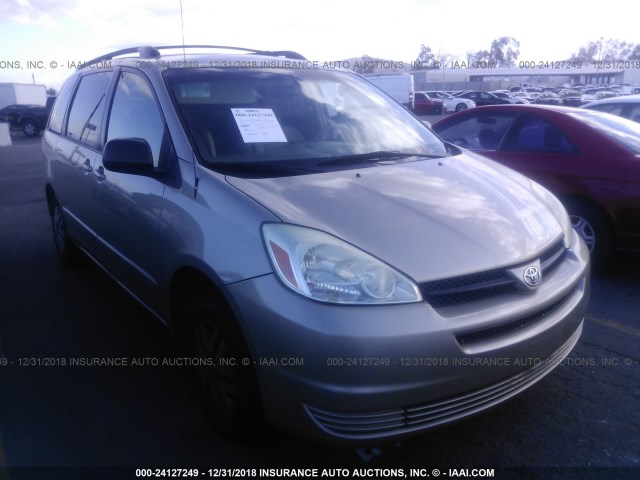 5TDZA23C14S109317 - 2004 TOYOTA SIENNA CE/LE GOLD photo 1