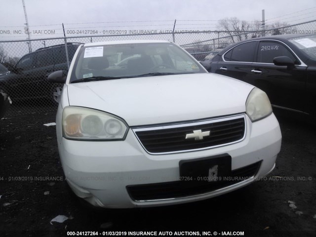 1G1ZS58F27F197390 - 2007 CHEVROLET MALIBU LS WHITE photo 6
