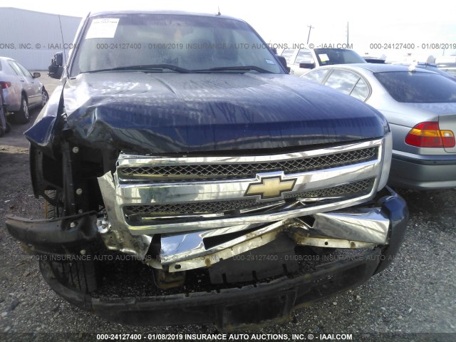 1GCNCPEA1BZ281876 - 2011 CHEVROLET SILVERADO C1500 BLUE photo 6