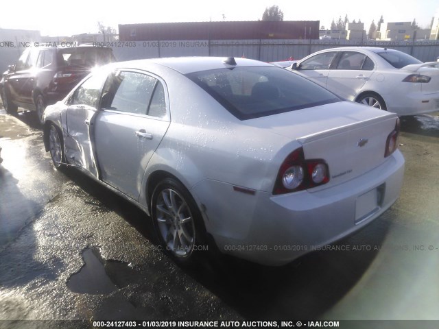 1G1ZE5E01CF296476 - 2012 CHEVROLET MALIBU LTZ WHITE photo 3