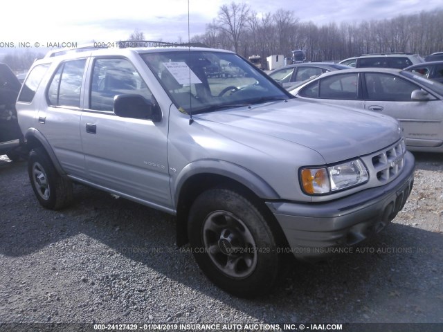 4S2CK58W514354012 - 2001 ISUZU RODEO S/LS/LSE SILVER photo 1