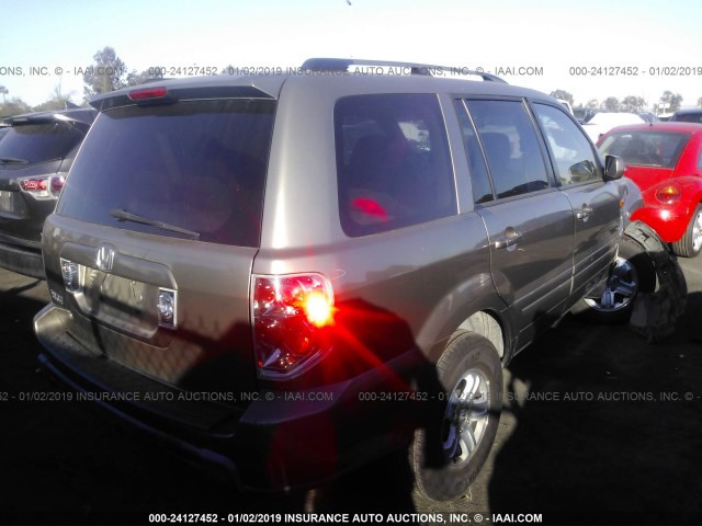 5FNYF28228B021562 - 2008 HONDA PILOT VP Dark Brown photo 4