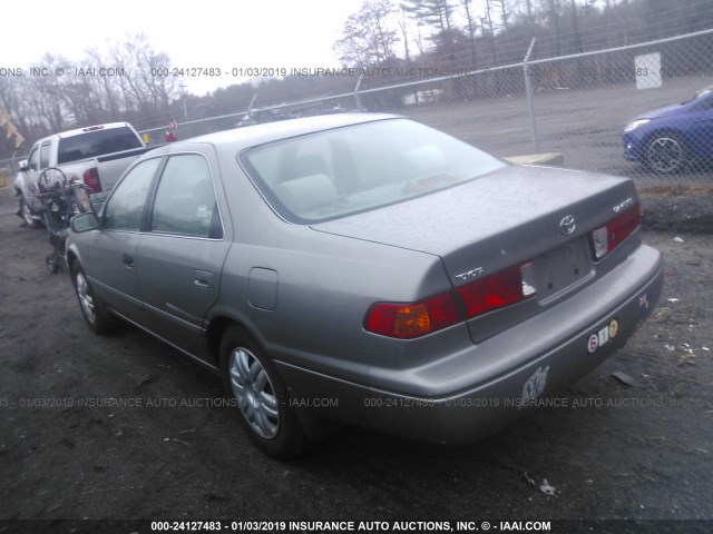 4T1BG22K91U101283 - 2001 TOYOTA CAMRY CE/LE/XLE TAN photo 3