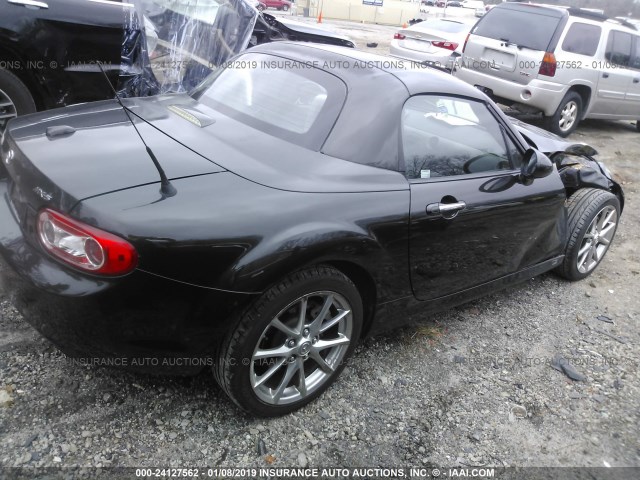 JM1NC2PF6B0216876 - 2011 MAZDA MX-5 MIATA BLACK photo 4