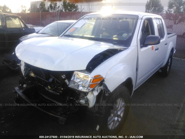 1N6AD0ER6HN749736 - 2017 NISSAN FRONTIER S/SV/SL/PRO-4X WHITE photo 2