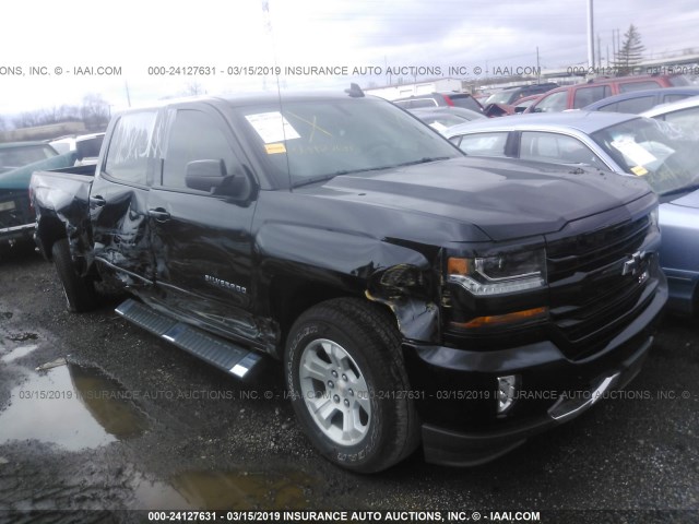 3GCUKREC4JG129505 - 2018 CHEVROLET SILVERADO K1500 LT BLACK photo 1