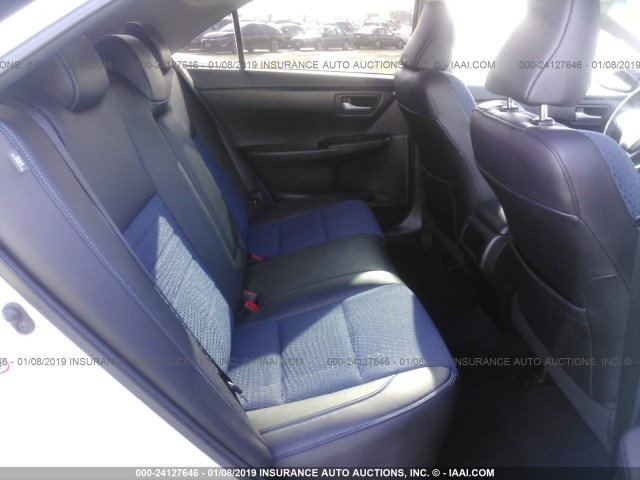 4T1BF1FK7GU180002 - 2016 TOYOTA CAMRY LE/XLE/SE/XSE WHITE photo 8