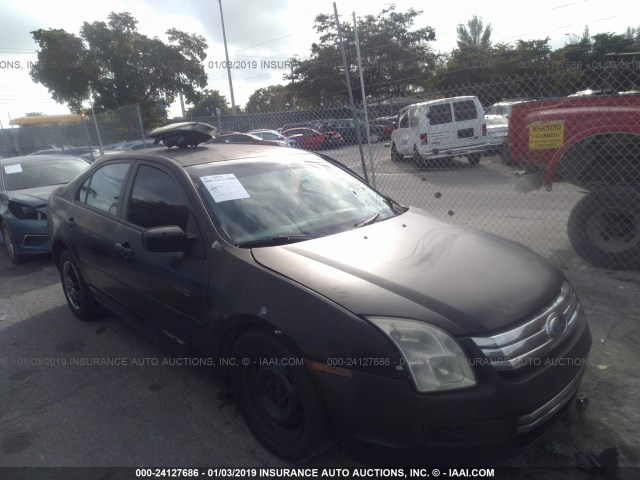 3FAHP06Z68R193180 - 2008 FORD FUSION S BLACK photo 1