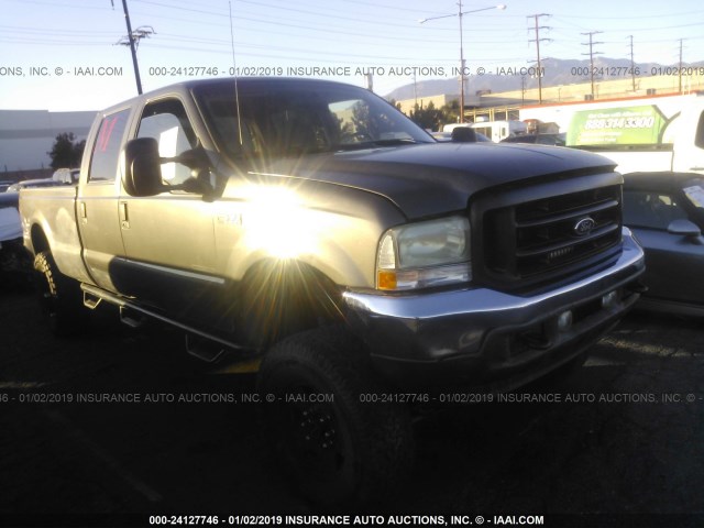 1FTSW31F93EB10550 - 2003 FORD F350 SRW SUPER DUTY GREEN photo 1