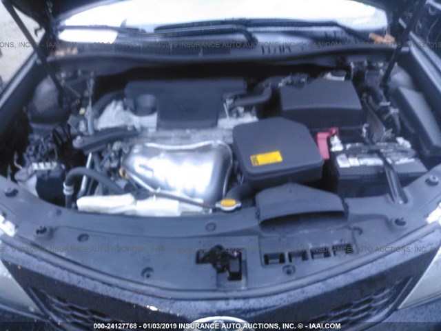 4T1BF1FK1EU379446 - 2014 TOYOTA CAMRY L/SE/LE/XLE BLACK photo 10