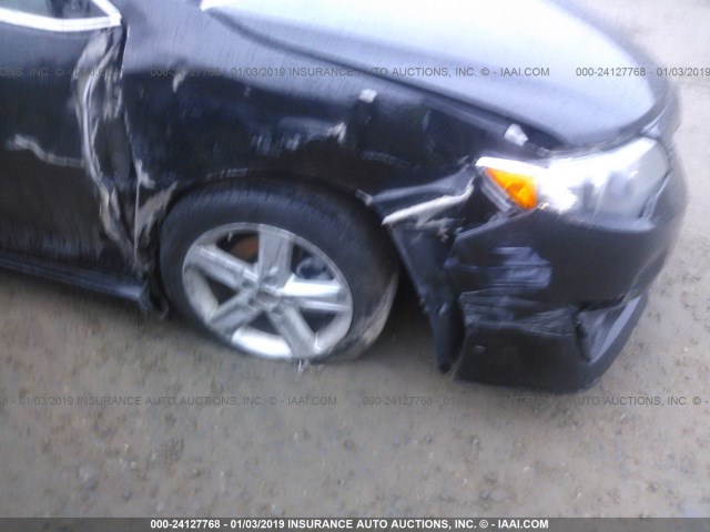 4T1BF1FK1EU379446 - 2014 TOYOTA CAMRY L/SE/LE/XLE BLACK photo 6