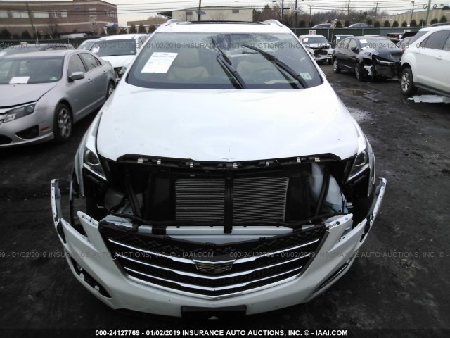 1GYKNDRS8JZ209032 - 2018 CADILLAC XT5 LUXURY WHITE photo 6