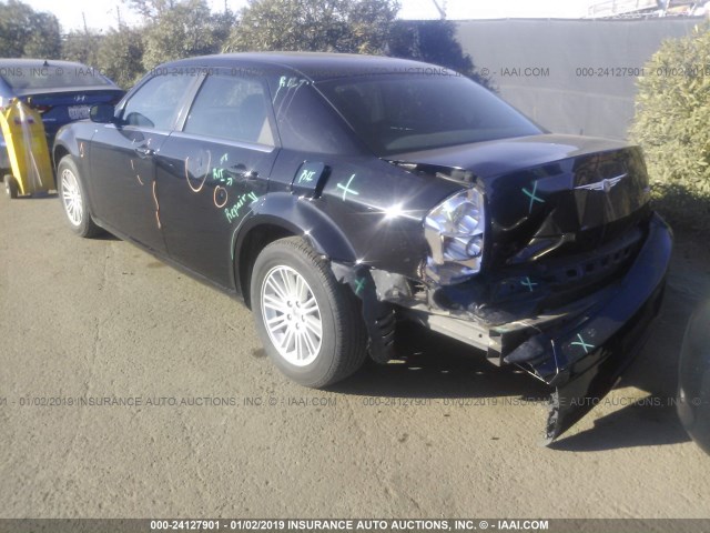 2C3KA43D69H551736 - 2009 CHRYSLER 300 LX BLACK photo 6