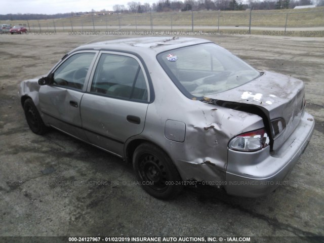 1NXBR12E9XZ192210 - 1999 TOYOTA COROLLA VE/CE/LE 金色 照片 3