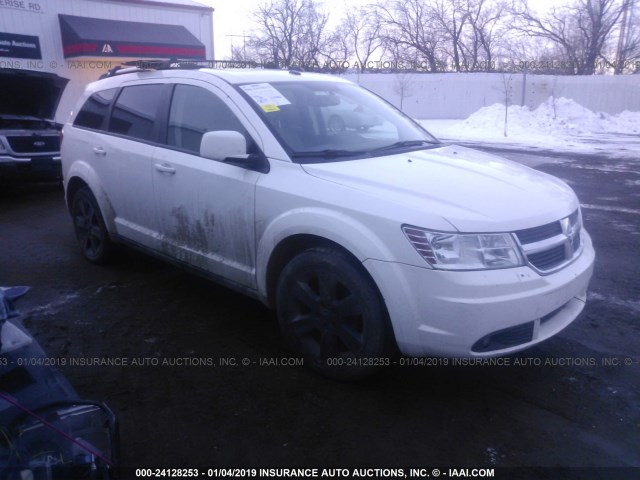 3D4PH5FV4AT265566 - 2010 DODGE JOURNEY SXT WHITE photo 1