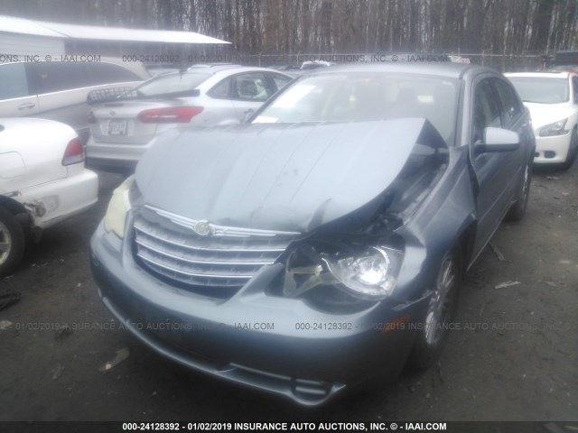 1C3LC56K98N196453 - 2008 CHRYSLER SEBRING TOURING GRAY photo 6