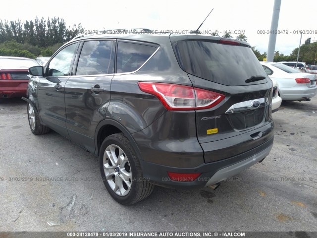 1FMCU0J91GUB20029 - 2016 FORD ESCAPE TITANIUM GRAY photo 3