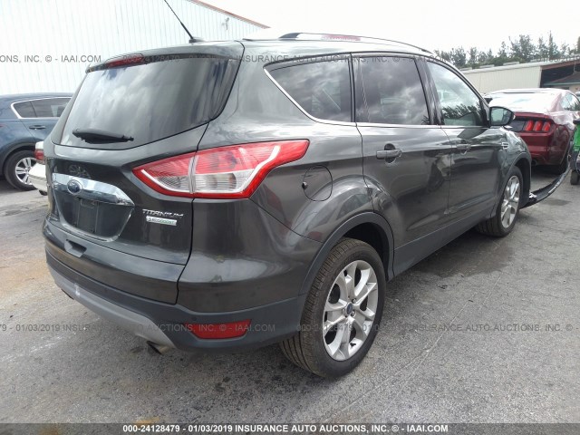 1FMCU0J91GUB20029 - 2016 FORD ESCAPE TITANIUM GRAY photo 4