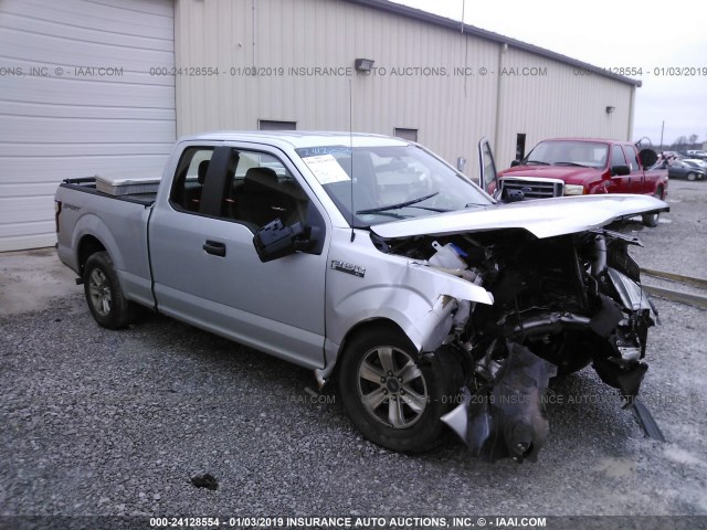 1FTEX1C86GKD99164 - 2016 FORD F150 SUPER CAB SILVER photo 1