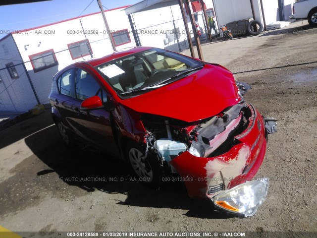 JTDKDTB34C1504667 - 2012 TOYOTA PRIUS C RED photo 1