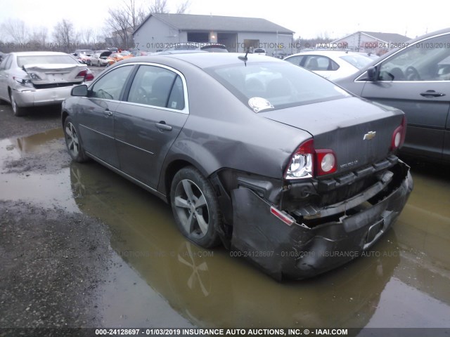 1G1ZC5E18BF120991 - 2011 CHEVROLET MALIBU 1LT BROWN photo 3