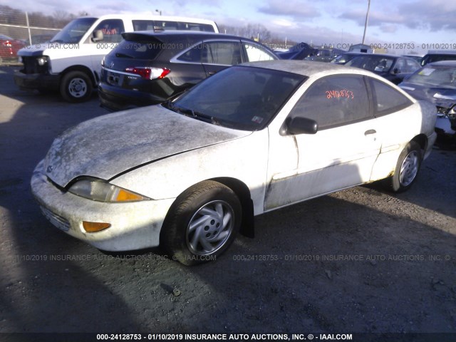 1G1JC1242X7203399 - 1999 CHEVROLET CAVALIER RS WHITE photo 2