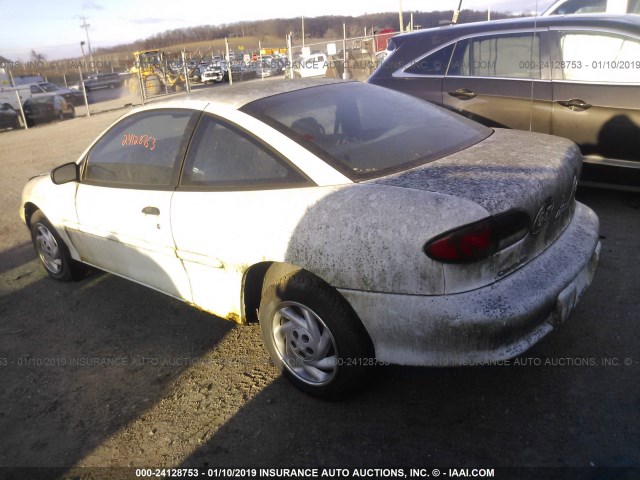 1G1JC1242X7203399 - 1999 CHEVROLET CAVALIER RS WHITE photo 3